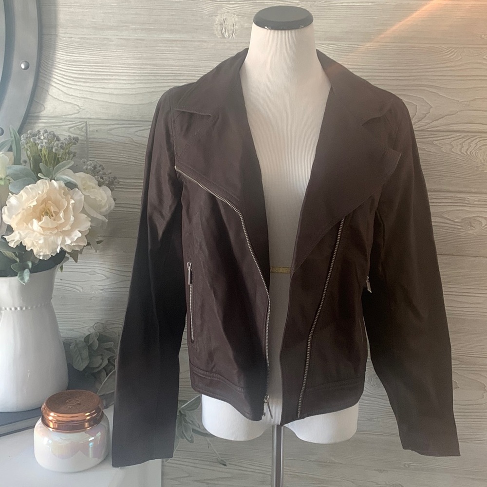 NWT Vegan Leather Jacket